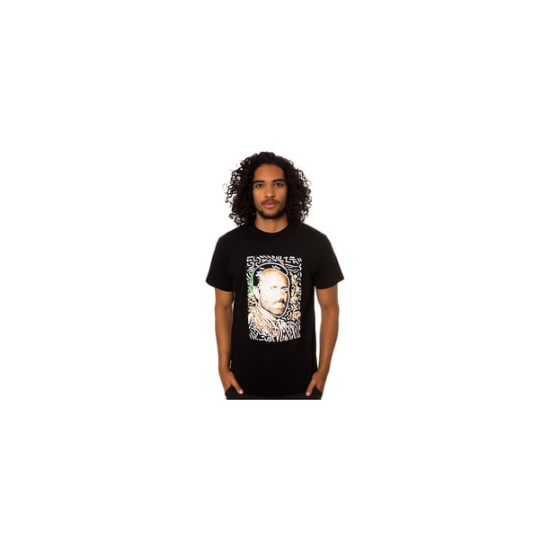 DOPE Camiseta gráfica The Gianni para hombre, negra, pequeña
