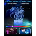 thumbnail image 5 of Luz nocturna de unicornio para niños, lámpara nocturna 3D, 16 cambios de color con BRILLAR  Rojo Verde, 5 of 5
