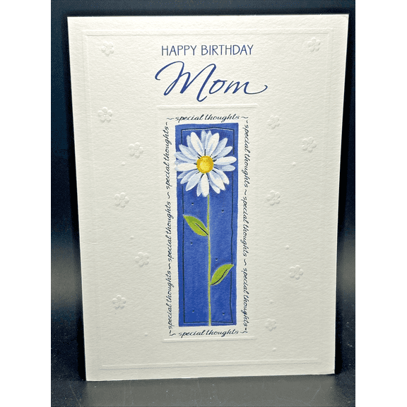 Happy Birthday Mom Greeting Card w/Envelope