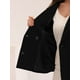 thumbnail image 5 of Disfraz de navidad Allegra K Mujer Chaqueta Formal Doble Botonadura Negro Sólido XS, 5 of 6