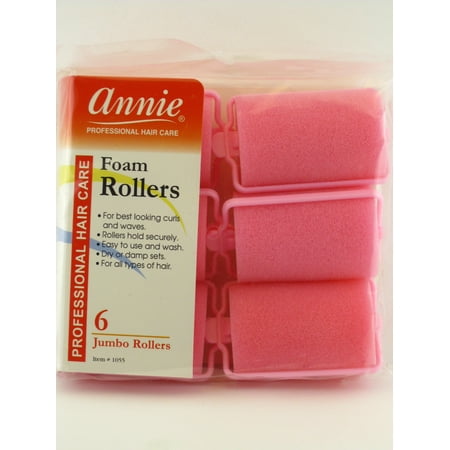 Annie 1 1 2 Foam Hair Rollers 6 Pcs Walmart Com