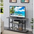 thumbnail image 1 of Convenience Concepts Designs2Go Three-Tier Wide TV Stand in Gray Wood Finish, 1 of 5