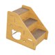 thumbnail image 2 of Adorno de escalera para mascotas, profesional, multifuncional, portátil, antideslizante, suministros para cachorros 3 pasos, 2 of 9