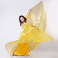 thumbnail image 1 of Traje de danza del vientre de egipcio Ropa de baile de brillante Color sólido Yinane Disfraces de mujer, 1 of 7