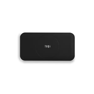 TOQi Pad de recharge sans fil 15W - Chargeur ultra-mince et rapide certifié Qi pour les appareils compatibles Qi avec protection contre la surtension et la température