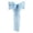 Blue, variant on Nuoqisi Chair Sashes, Organza Elegant Chair Bows Sheer Ribbon Tie Back Universal Chiffon Knots Ties for Wedding Banquet Party Decoration Classroom , White