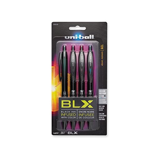 207 Blx Series Gel Pen, .7mm, Assorted, 4/pack