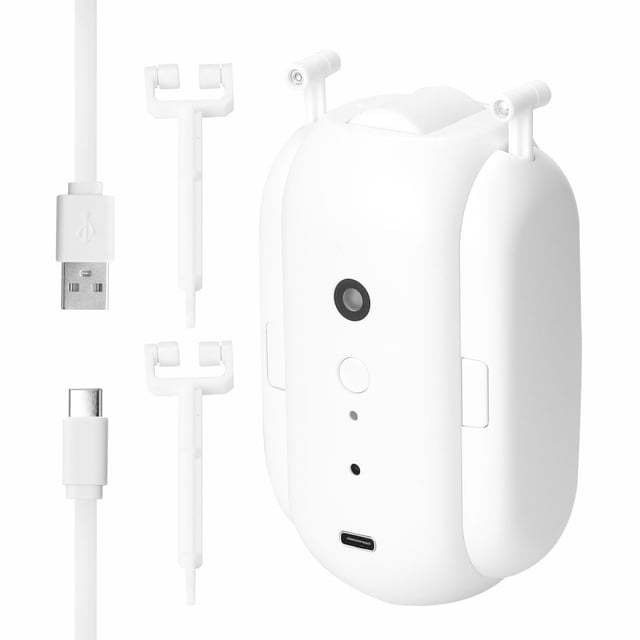 Motor de cortina Irfora 1pc Tuya Smart Curtain Motor BT Control de voz Switch Electric Curtain Robot APP Control Temporizador Configuración Compatible con Alexa Google Home para T-Rail / U-Rail Irfora Motor de cortina