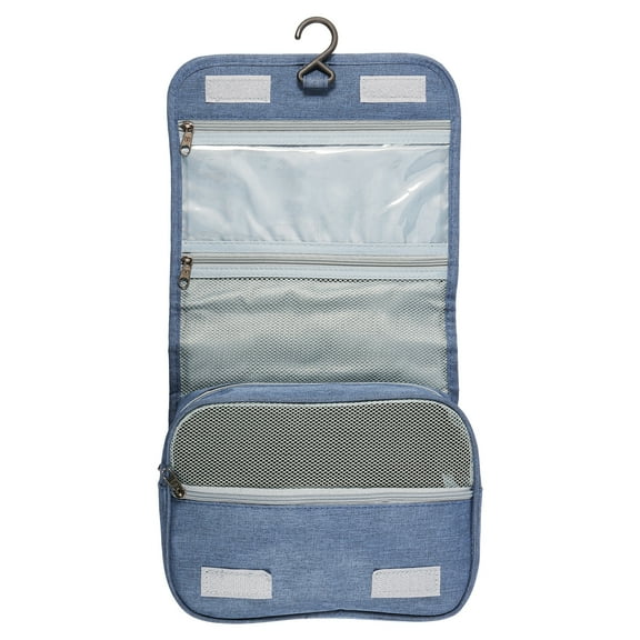 Foldable Hanging Travel Bag Water Resistant Toiletry Bag Organizer with Hook Travel Makeup Pouch for Toiletries Accessories Women