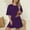 Purple, variant on Pyhlmscde Women Summer Two Piece Outfits Sweatsuits 2025 Casual Lounge Skirt Shorts Matching Sets Trendy Short Sleeve Clothing,Summer Outfits for Women 2 Piece Set