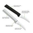 thumbnail image 2 of Rada Cutlery Curved Paring Knife Blade Stainless Steel Resin, 6-1/8 Inch, Black handle, 2 of 6