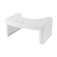 thumbnail image 2 of HLONKToilet Stool Squatting Poop Stool Bathroom Potty Step Stool Toilet Assistance Steps Stackable and Detachable - Blue Portable and Space-Saving Design for Home Use Gray, 2 of 8
