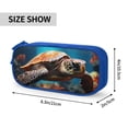 thumbnail image 2 of Sigee Realistic Turtle for Portable Pencil Pouch with Zipper for Students, Artists, and Office Use, 2 of 5