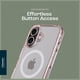 thumbnail image 4 of Funda para iPhone 16 ZERODAMAGE SAHARA Transparente Oro Rosa, 4 of 7