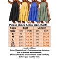 thumbnail image 2 of UKAP Ruffle Tiered Babydoll Dress for Women Sleeveless Summer Dress Casual Swing Mini Dresses, 2 of 4