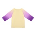 thumbnail image 5 of Grblisyd Girls Shirts Size 10-12 3/4 Sleeve Henley Shirts Button Down V Neck Raglan Tops Loose Color Block Blouse, 5 of 7
