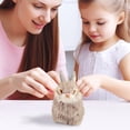 thumbnail image 4 of Decoraciones de Pascua, Adornos de Pascua, Regalos de Pascua Simulación de Animales Simulación Pequeño Colgante de Artesanía Acostado, 4 of 6