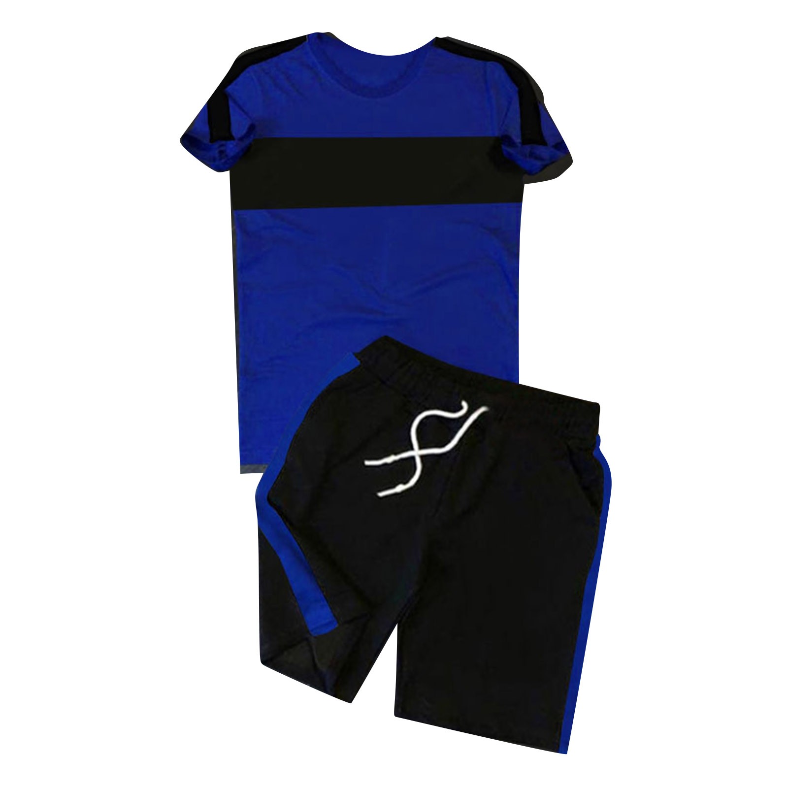 Sngxgn Two Piece Short suits For Men Men’s 2 Piece Linen Set Beach