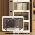 thumbnail image 4 of Tumotour Stackable Plastic Storage Bins Foldable Closet Organizers And Storage With Wheels Organizers And Storage Containers, 4 of 6