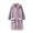 Purple, variant on Beautyzll Kids Girls Fleece Hooded Bathrobe Soft Cozy Long Robes Warm Long-Length Pajamas with Hoods 6-15T