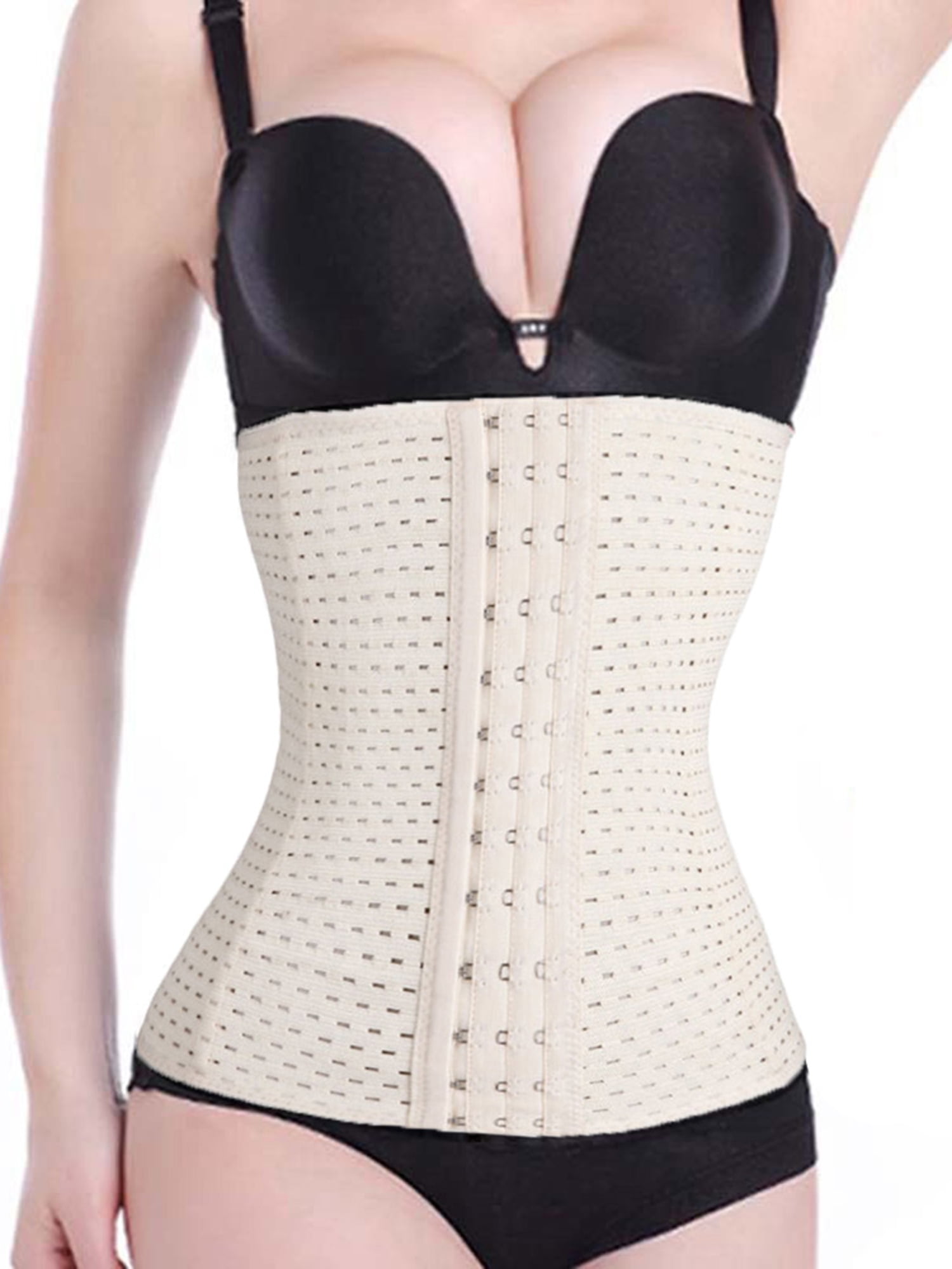 Women's Waist Nipper Instant Tummy Slimmer Firm Control Long Torso Shapewear  Body Shaper Girdle Underbust Corset Cincher 