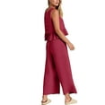 thumbnail image 4 of Coduop Women 2 Piece Outfit Sets Sleeveless Tank Top and Wide Leg Pants Suit Lounge Matching Set, 4 of 4