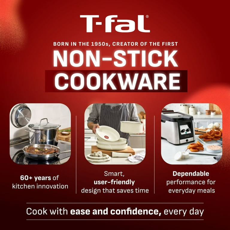 T-fal Ingenio Expertise, 14 Piece Nonstick Cookware Set, Induction