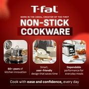 T-fal Cook & Strain Non-stick, 12.5 Inch Frypan, Black