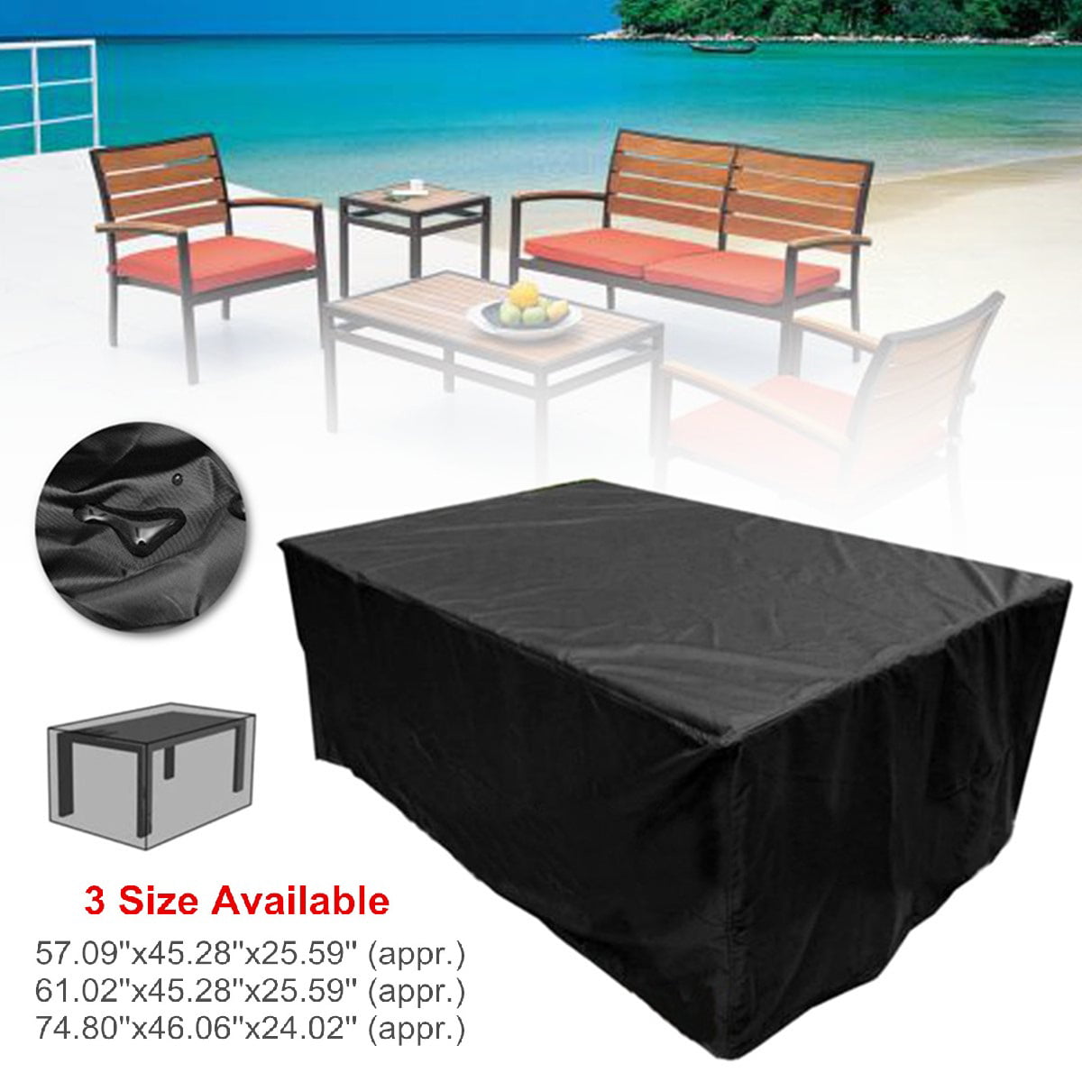 Patio Chair Covers Waterproof Dust-proof Furniture Chair Sofa Cover Garden 1pcs 