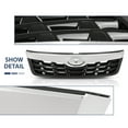 thumbnail image 5 of Front Bumper Upper Grille Grill W/Chrome Trim Fit For 2011-2013 Subaru Forester, 5 of 10