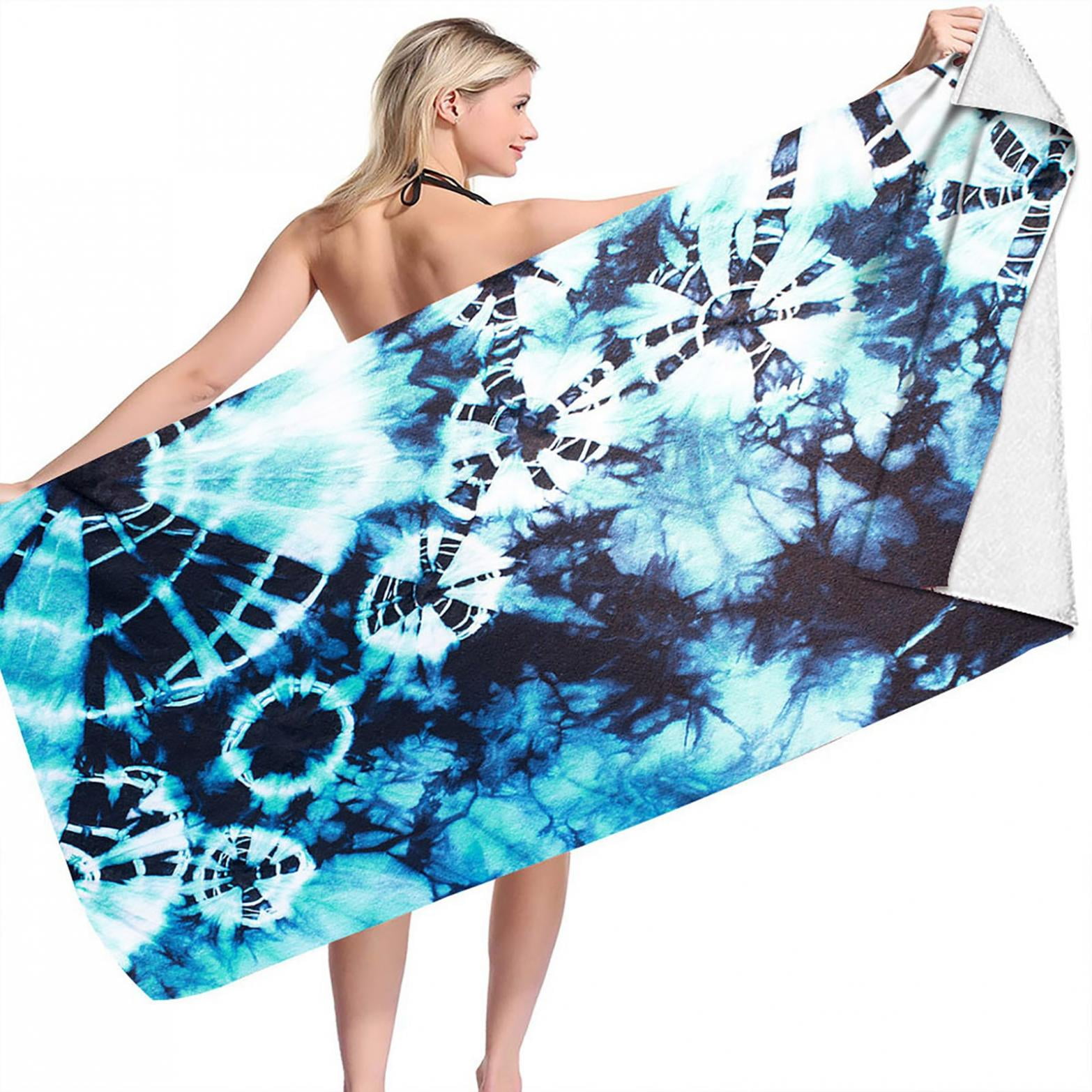 "QISIWOLE Microfiber Beach Towel Oversize Clearance Towels, Extra Large