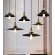 thumbnail image 1 of Loft personalidad creativa estilo americano Retro estilo Industrial cafetería restaurante Bar mesa individual hierro UFO lámpara, 1 of 5