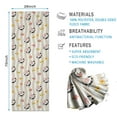 thumbnail image 2 of Beige Cow Flower Pattern Hot Yoga Mat Towel Non Slip for Hot Yoga - Quick-Drying Yoga Mat Cover with 4 Corner Pockets with Travel Bag - Hot Yoga Towel Non Slip Grip Moisture Wicking Sweat 70"x26", 2 of 6