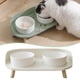 thumbnail image 2 of Cuenco de cerámica para perros y gatos, cuencos de cerámica para alimentos para mascotas a prueba de derrames, cuenco para alimentación de mascotas, experiencia incomparable, 2 of 8