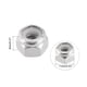 thumbnail image 2 of Tuercas de Seguridad hexagonales 1/4-20 UNC Nylon 304 Inoxidable 100 Piezas, 2 of 5