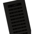 thumbnail image 3 of Imperial RG3478 Cast Iron Montezuma Decorative Floor Register, 4 x 12-Inch, Matte Black, 2 Pack, 3 of 7