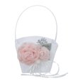 thumbnail image 2 of Suministros de decoración Yotijar blanca símbolo dulce Accesorios nupciales Canasta 2 flores Cojín de boda, 2 of 10
