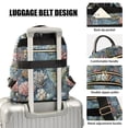 thumbnail image 3 of FORMRS Mini Backpack Purse for Women Quilted Travel Daypack Casual Shoulder Bag, Sea Plants Pattern, 3 of 7
