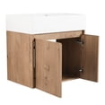 thumbnail image 3 of Modern Bathroom Cabinet - 24", Float Mount, Imitative Oak Tone 24" Sink Unit Materials,, 3 of 6