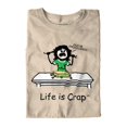 thumbnail image 4 of Life is Crap Ate Chocolate Funny Shirt | Sarcastic Gift Idea T-Shirt Tee, 4 of 6