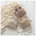 thumbnail image 2 of Xiao Hua Bolso de hombro tejido para mujer, bolso de mano y neceser, elegante bolso de playa de verano, 15 x 4 x 17 cm (caqui B), 2 of 5