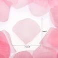 thumbnail image 2 of Silk Artificial Flower Rose Petals, Light Pink Faux Flowers 2x2 Inch 5000Pcs, 2 of 5