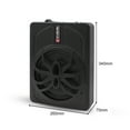 thumbnail image 2 of KUERL 10 Inch 800W Under-Seat Car Subwoofer High Power Active Subwoofer Speaker Built-in Amplifier with Volume Controller Blue LED Ambient Light for 12V Car Truck SUV RV, 2 of 6