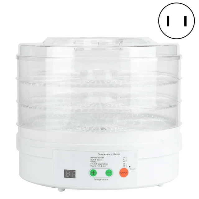 LYUMO Food Dehydrator,Intelligent 3‑Layer Electric Food Dehydrator Fruits Vegetable Dryer Machine Kitchen Appliances,Kitchen Tools