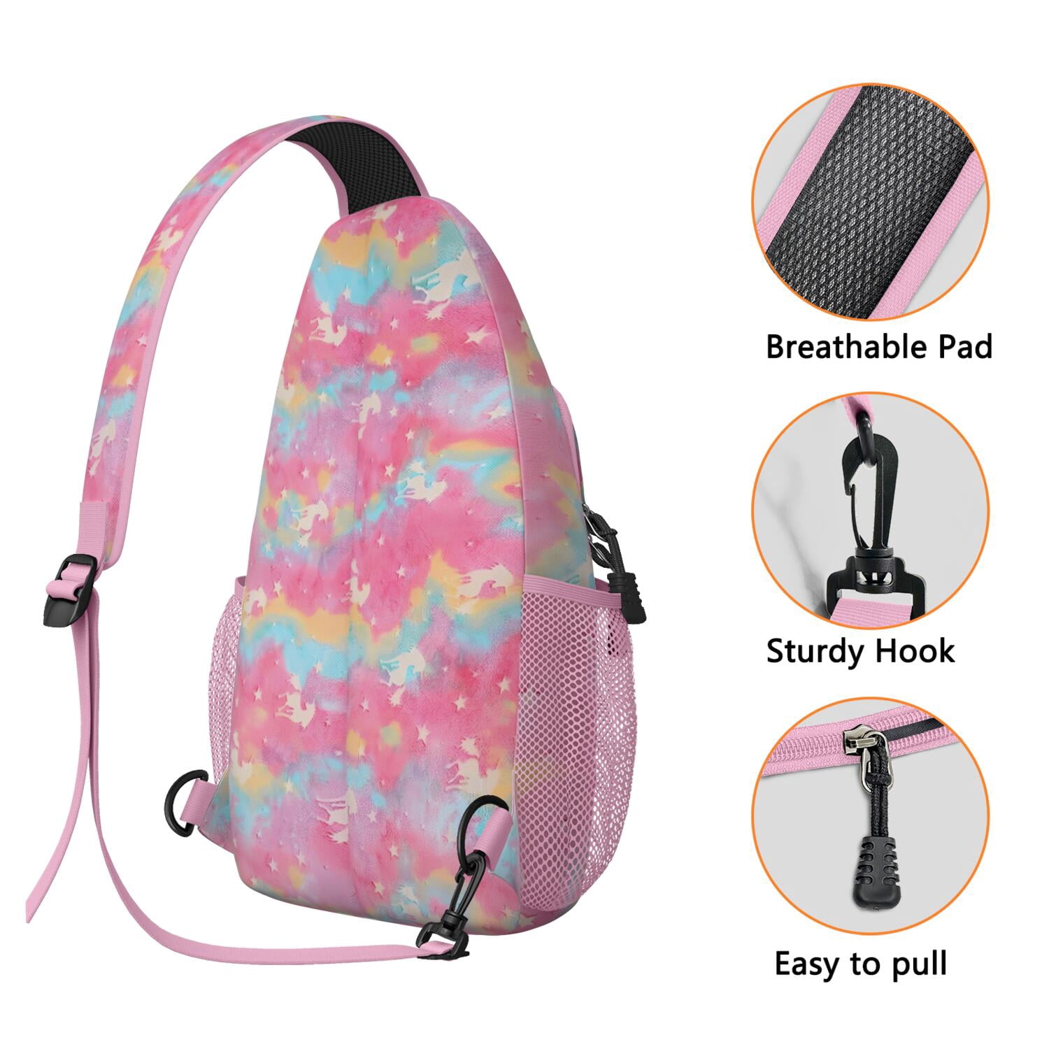 Stylish Sling Bag for Men & Women - Fashionable Crossbody Chest Backpack with Anti-Theft Design, Spacious & Organized - Modern Travel Daypack for Hiking, Biking, Outdoor Adventures