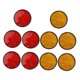 thumbnail image 5 of unbranded 10Ud Reflectores Redondos Para Y Motocicleta Con Material Resistente Y Universal, 5 of 8
