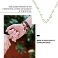 thumbnail image 2 of MOVTOTOP 1 Roll Heart Link Chain DIY Jewelry Making Chain Sweater Chain Copper Chain, 2 of 5