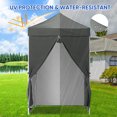 thumbnail image 6 of COOS BAY 5x5 Pop-up Instant Outdoor Canopy with 4 Side Wall Panels, Portable Lightweight Tent with Carry Bag, Gray, 6 of 9