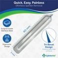 thumbnail image 3 of SplinterAid First Aid Splinter Removal Tool, Painless & Safe for Kids, Parents & Contractors, 30 Piece, 3 of 9