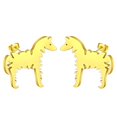 thumbnail image 4 of Handmade Zebra Stud Earrings Cute Animal Studs Zebra Earrings, 4 of 4